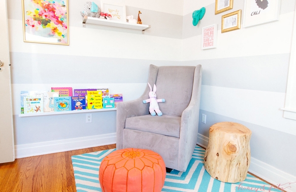 nursery reading nook