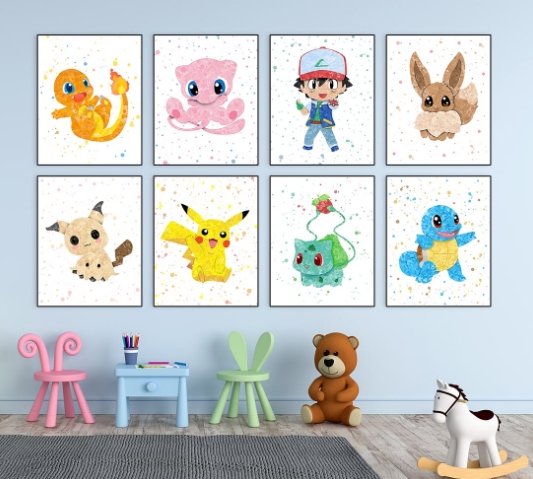 pokemon themed nursery