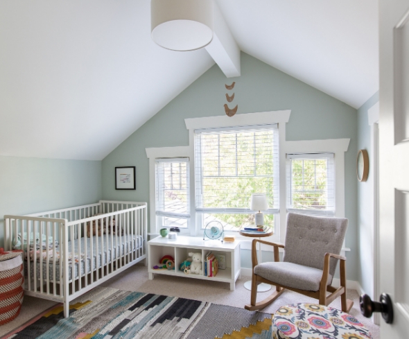 green and grey nursery