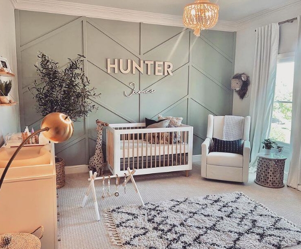 green and gray nursery