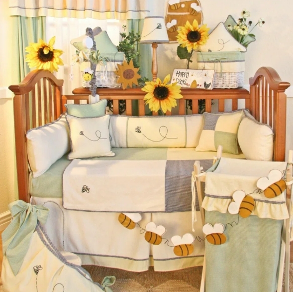 gray and yellow nursery