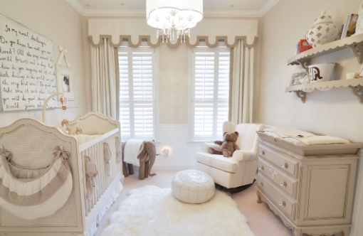 beige nursery