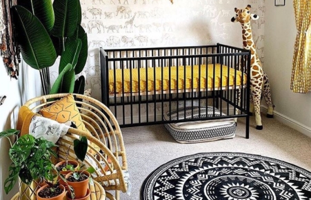 modern jungle nursery