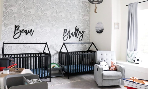 gender neutral twin nursery