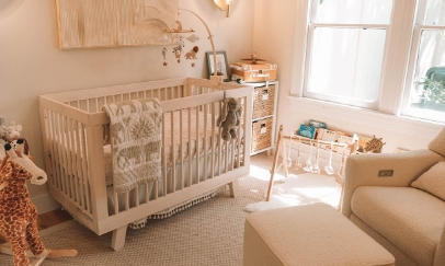 neutral jungle nursery