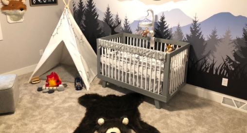 wilderness themed nursery