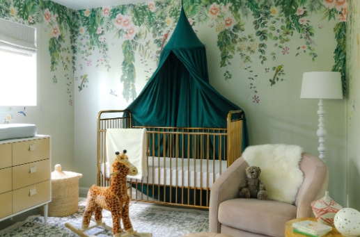 sage green nursery