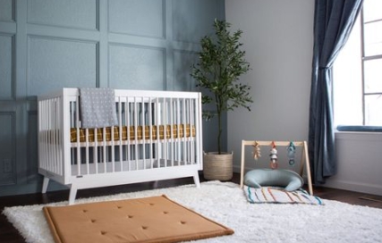 dusty blue nursery