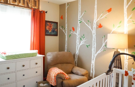 fox themed nursery