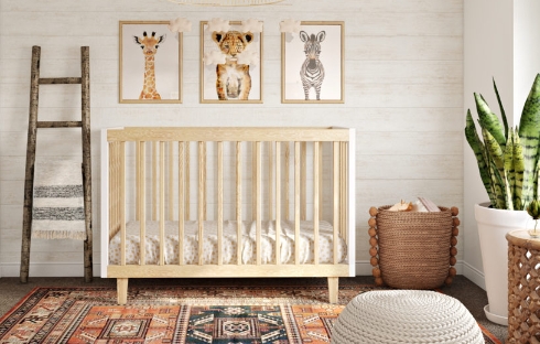 boho safari nursery