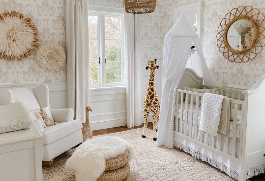 neutral safari nursery