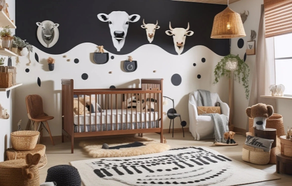 cow themed nursery