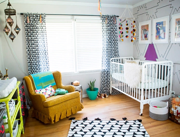 colorful gender neutral nursery