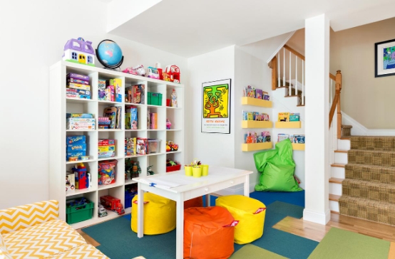 how to organize your childʼs playroom