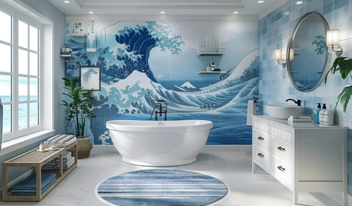 bathroom coastal wall decor