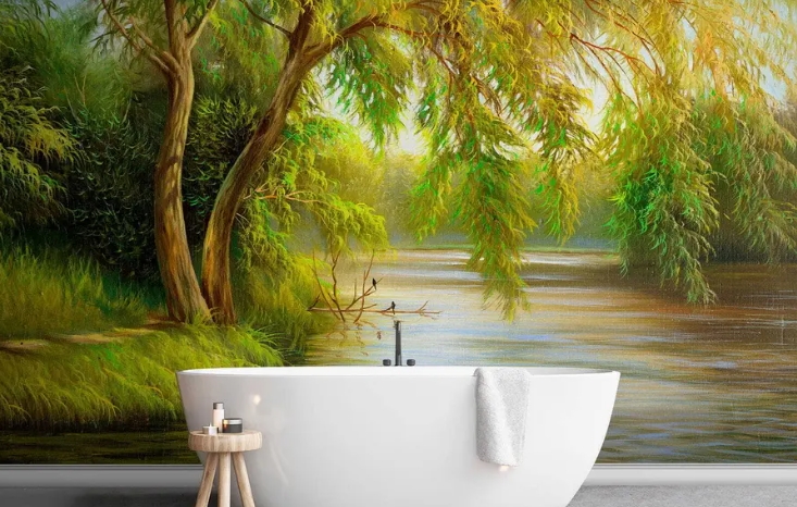 waterproof bathroom wall art