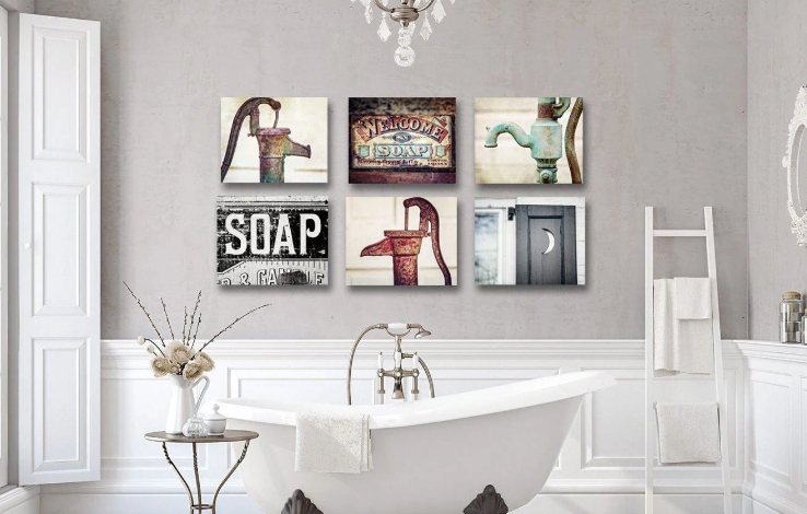 farmhouse wall decor for bathroom