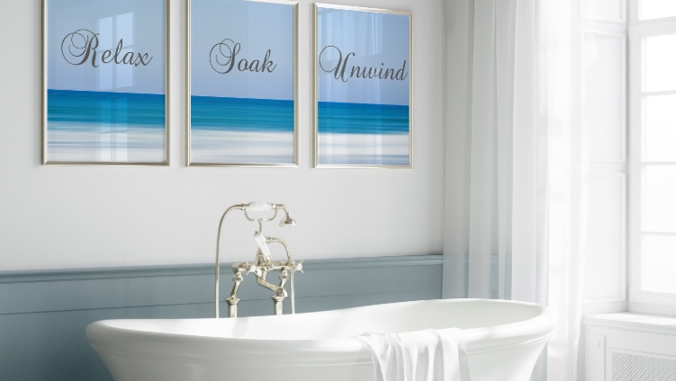 nautical wall decor for bathroom