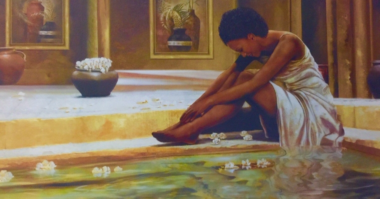 african american black art for bathroom